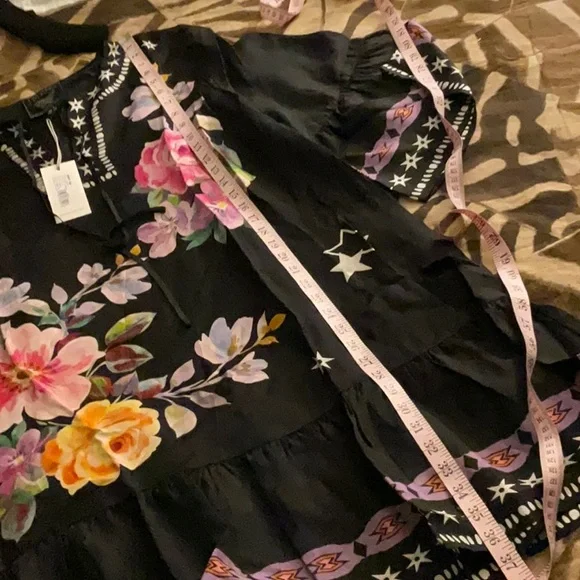 JOHNNY WAS HAILEE MINI DRESS     COLOR: Western Kasumi - Picture 9 of 11